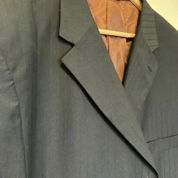 Caravelli navy striped sport coat blazer  jacket - Picture 6 of 7